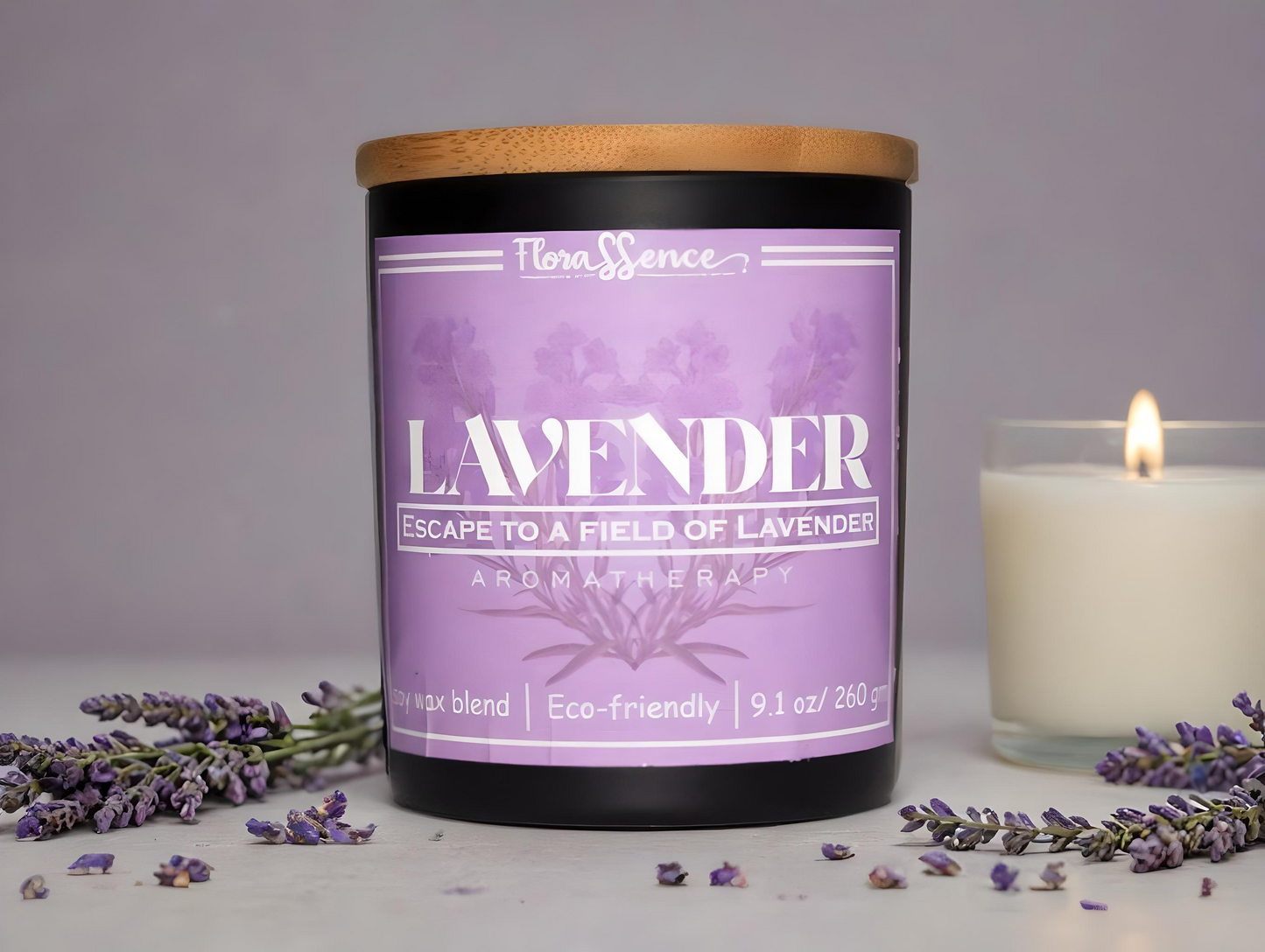 LAVENDER SCENTED CANDLE