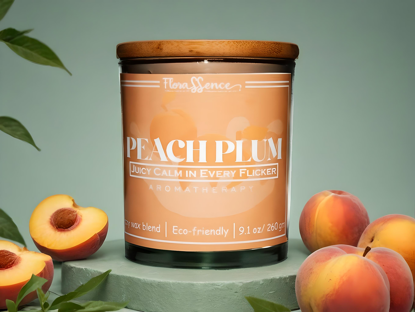 PEACH SCENTED CANDLE